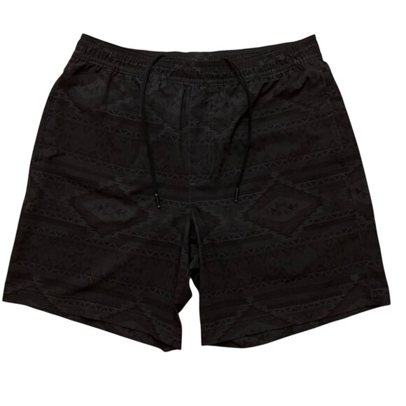 Chubbies The Quests Shorts Mens M Lined Performance Drawstring Aztec Print Gray - Picture 2 of 6